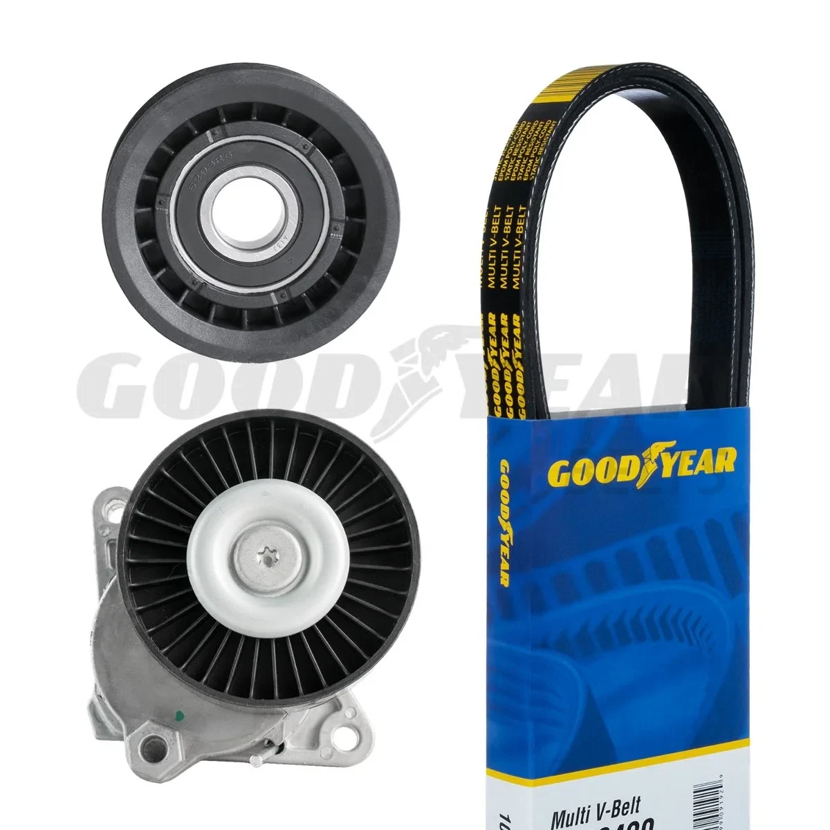 2004-2005 Mercedes C240 Serpentine Belt Drive Component Kit Goodyear 3102